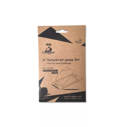 FroggieX Tempered Glass 9H üvegfólia Switch OLED (FX-NSO-TG-9H)