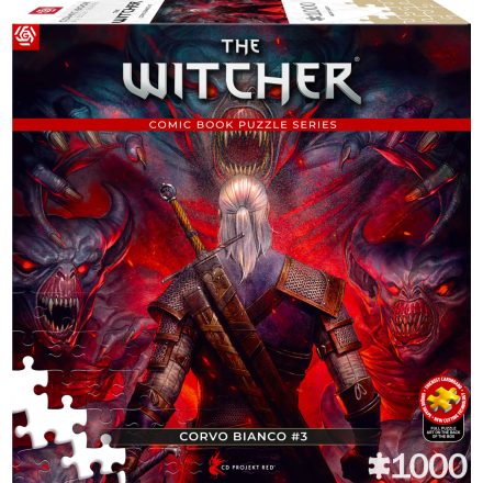 Good Loot Comic Book Puzzle: The Witcher Corvo Bianco, 1000 darabos