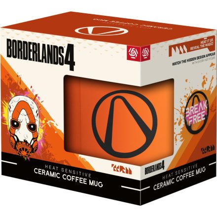 Borderlands 4 Hunters Icon hőre változó bögre (Good Loot)