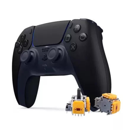 Sony PlayStation 5 DualSense Wireless Controller  - Midnight Black- Hall-szenzorral (használt)