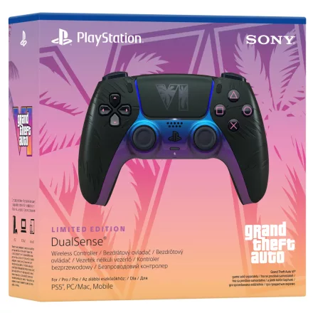 Sony PlayStation 5 DualSense Wireless Controller V2 - Grand Theft Auto VI Limited Edition - fekete