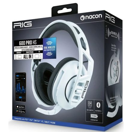 Nacon RIG 600 PRO HS Wireless headset- Fehér
