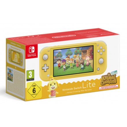 Nintendo Switch Lite Yellow (sárga) + Animal Crossing: New Horizons