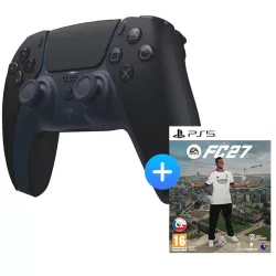   DualSense Wireless Controller  - Midnight Black + USB kábel PC-re + EA Sports FC 27
