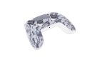 Freaks & Geeks PS4 fehér Camo vezeték nélküli kontroller, 3,5 mm jack csatlakozó, világító gombok (használt)