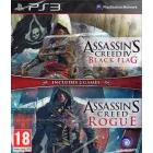 Assassin's Creed IV: Black Flag + Assasin's Creed Rogue (Ubisoft Double Pack))használt)