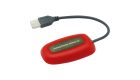 IBCG Vezeték nélküli Xbox 360/PC kompatibilis piros kontroller (USB Adapterrel) (PRCX360PCWLSSR)