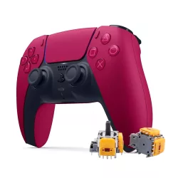   Sony PlayStation 5 DualSense Wireless Controller V2 - Cosmic Red- Hall-szenzorral (használt)