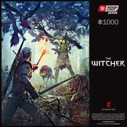 Good Loot Gaming Puzzle: The Witcher Leshen, 1000 darabos puzzle