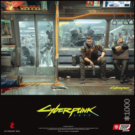 Good Loot Gaming Puzzle: Cyberpunk 2077 Metro, 1000 darabos puzzle