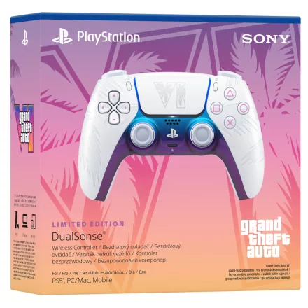 Sony PlayStation 5 DualSense Wireless Controller V2 - Grand Theft Auto VI Limited Edition - fehér
