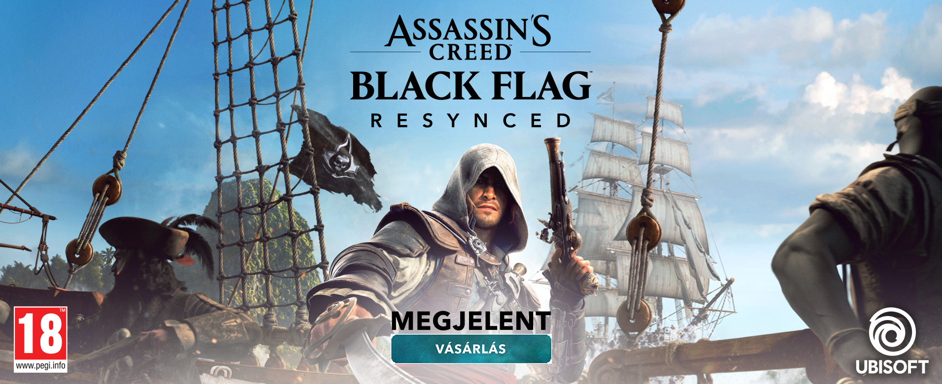 Megjelent az Assassin's Creed Black Flag Resynced