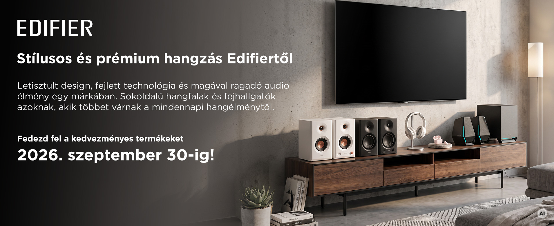 Megérkeztek az Edifier prémium audiotermékei!