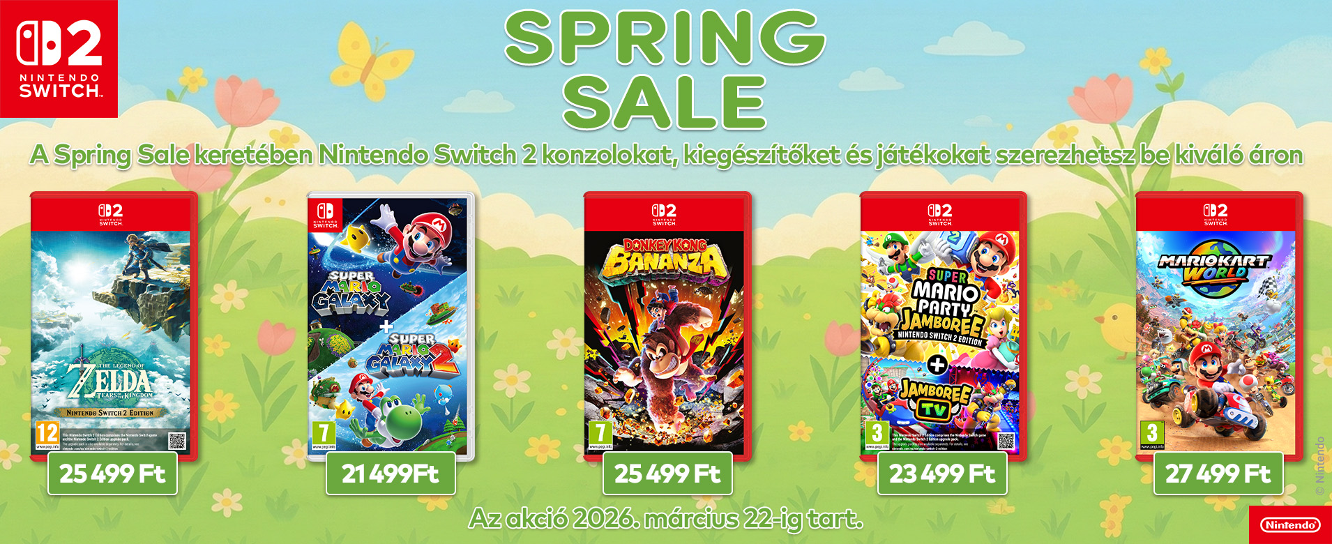 Nintendo tavaszi akció