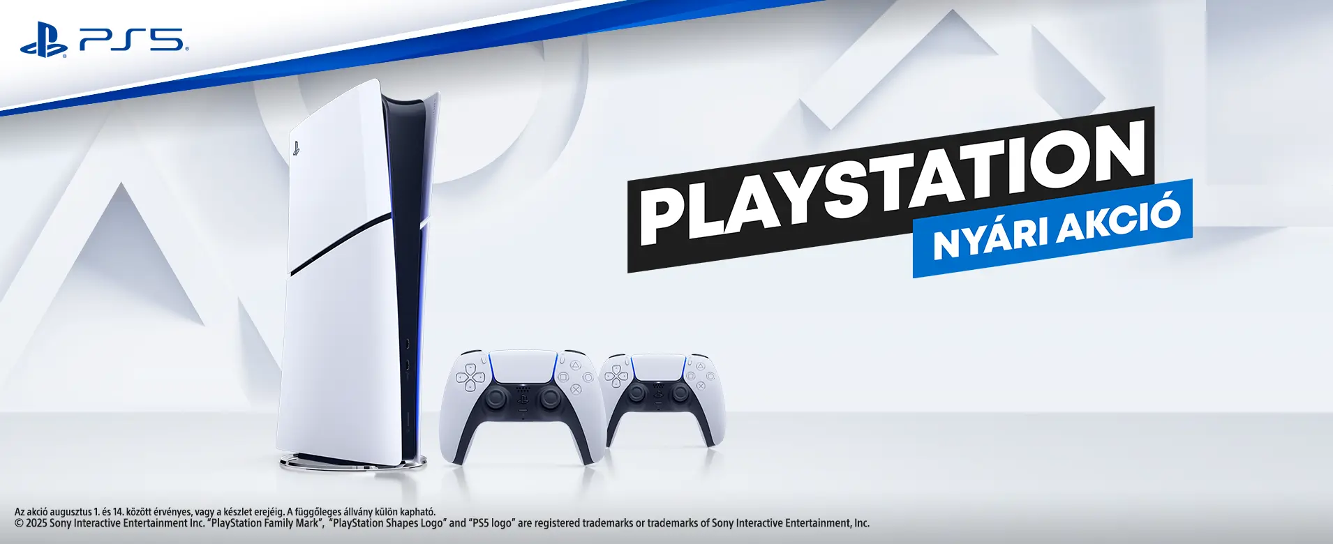 Lépj be a PlayStation világába – akciós konzolok augusztus 1–14. között!