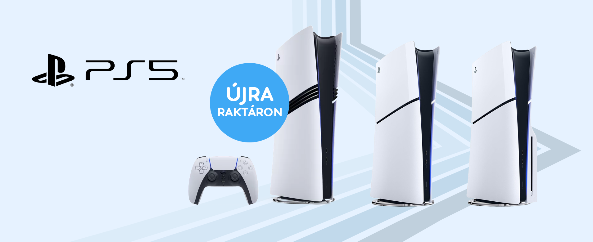 Újra készleten a PlayStation 5 gépcsalád!