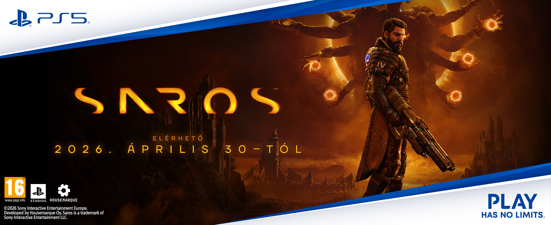 SAROS – A Returnal alkotóinak kísérteties, sötét sci-fi-kalandja